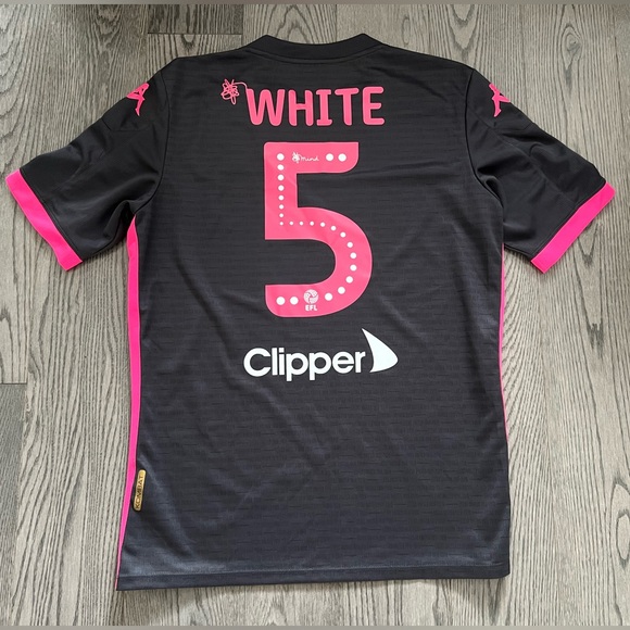 Leeds United 2019/2020 Away Shirt Champions BEN WHITE #5 - Picture 1 of 8